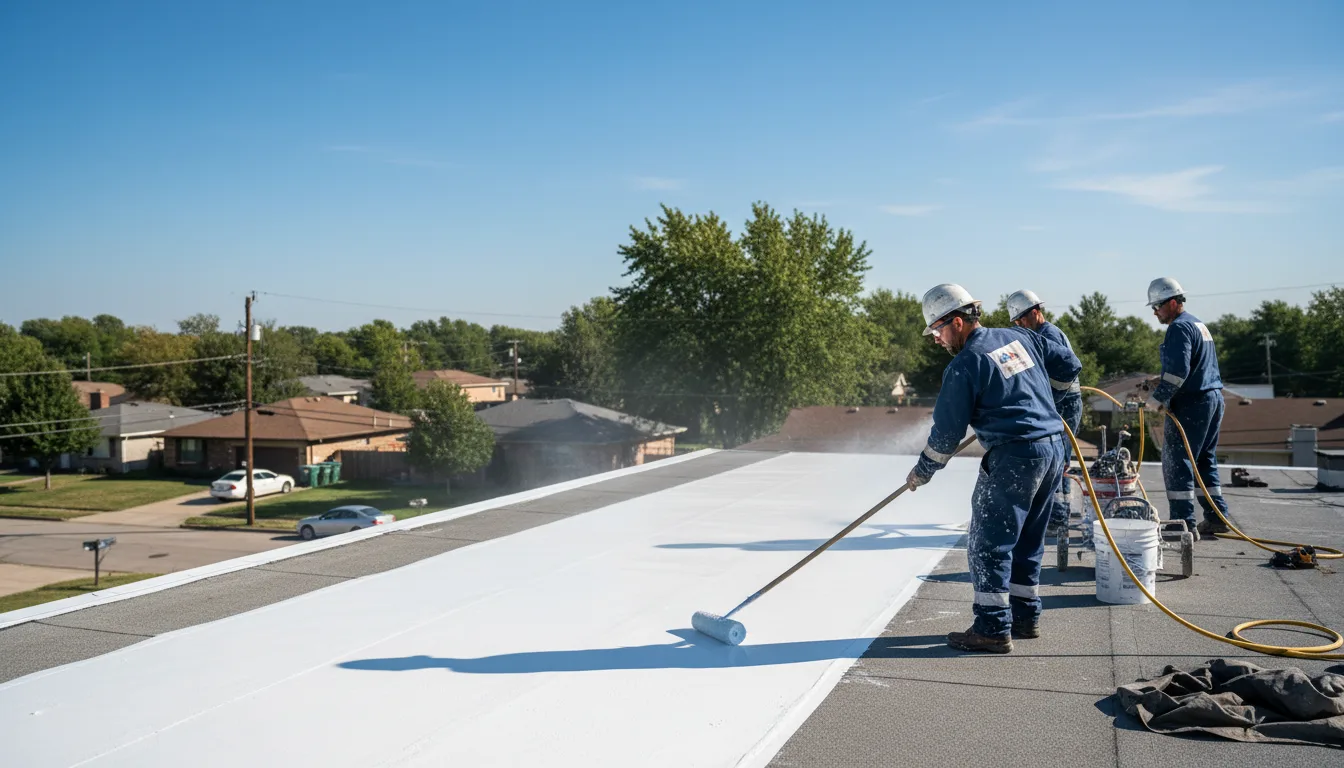 Commercial roof coating in Uncasville, CT near me